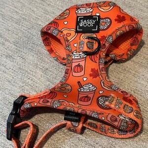 Sassy Woof Pumpkin Donuts harness